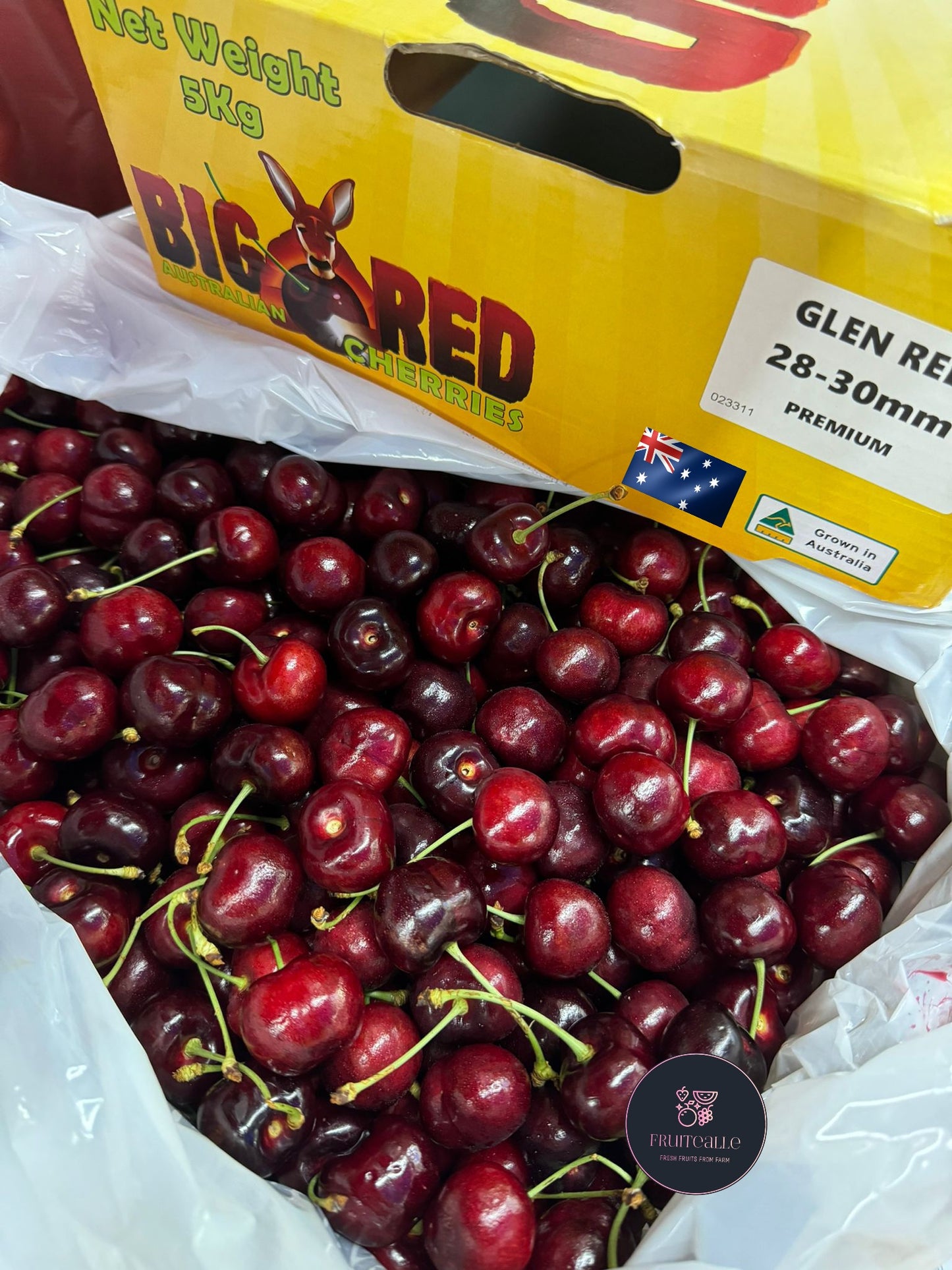 Cherry - Australia Red Cherries | Big Red Farm | Medium 28/30mm