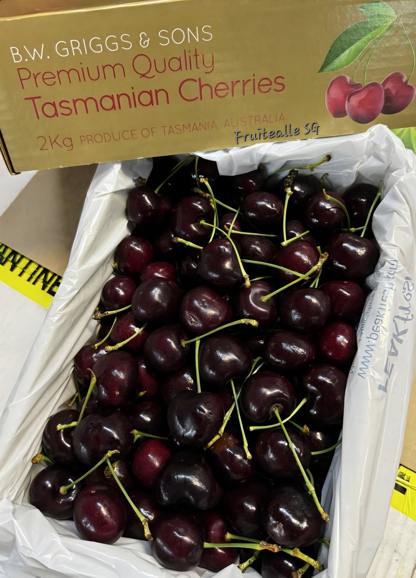 Cherry - Tasmania Premium Red Cherries | B.W. Griggs & Sons | ML 30/32mm