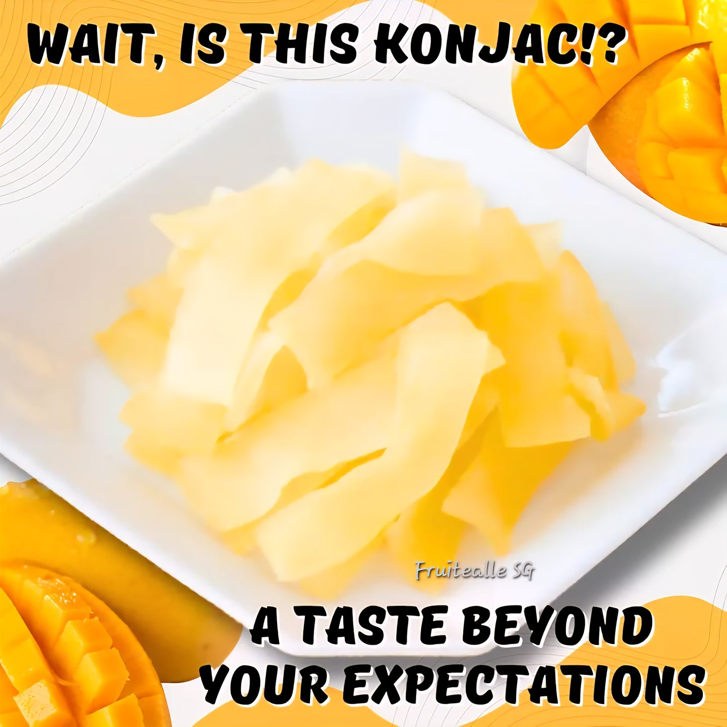Japan Snack - B-GENKi Fruity Konjac Strips Mango