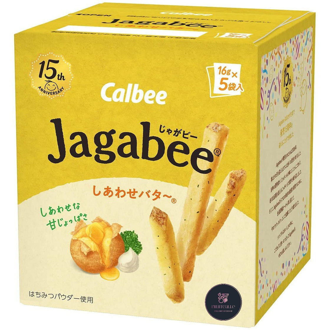 Japan Snack - Calbee Jagabee Potato Sticks Snack Happy