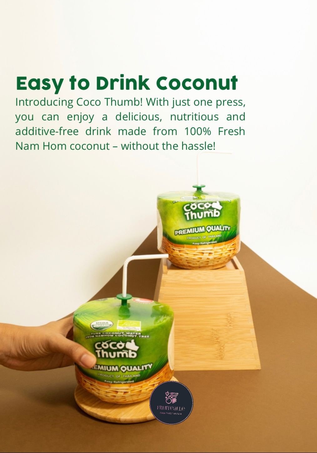 Coconut - Thailand 100% Organic Coconut | CocoThumb 👍
