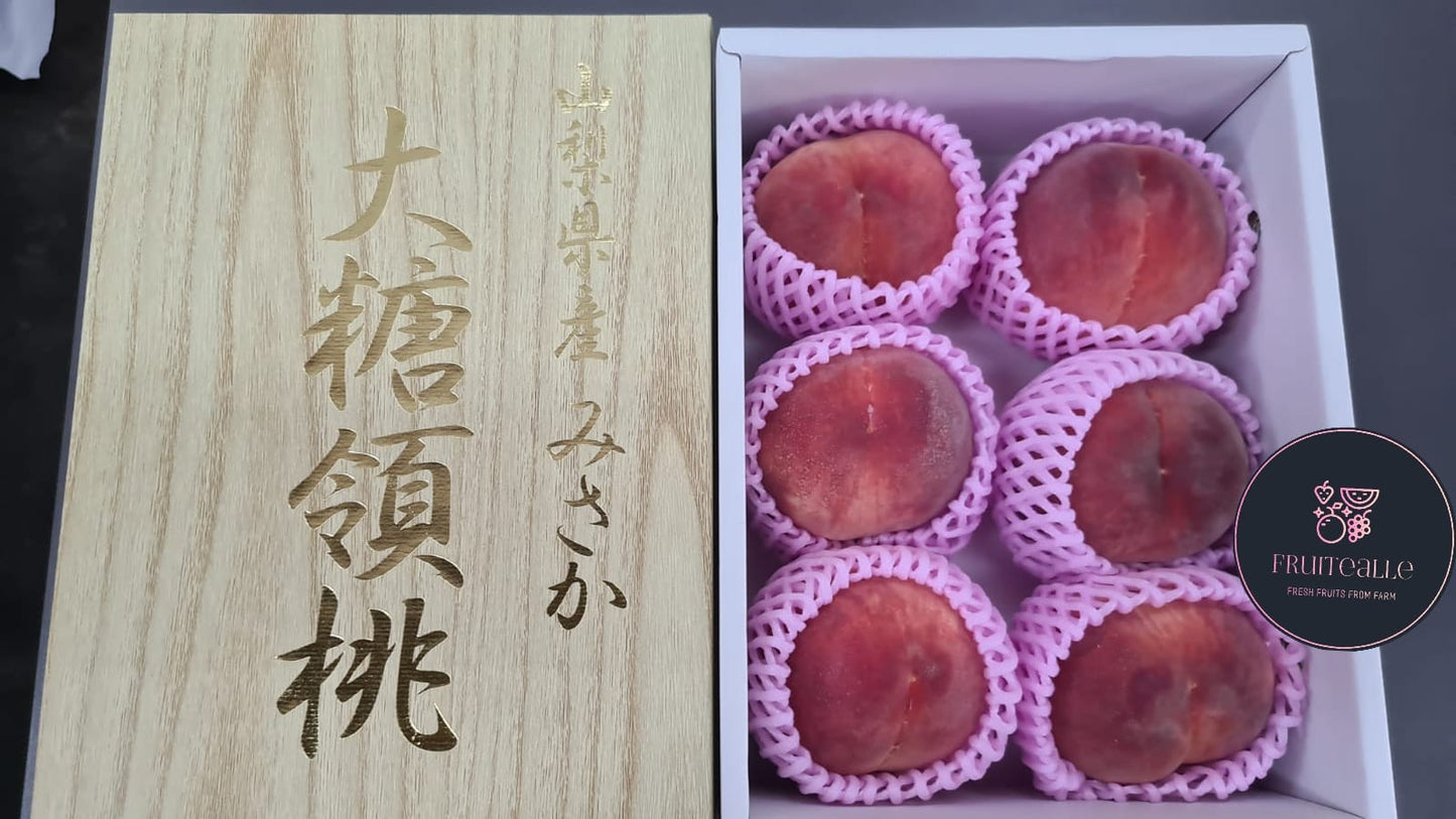 Japan Peach - DaTangLin【大糖嶺】露地桃 | 化粧箱 Yamanashi 山梨