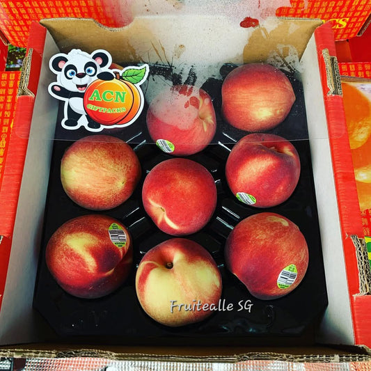 Stone Fruit - Australia White Peaches | ACN Orchard | [GiftBox 8/9pc]