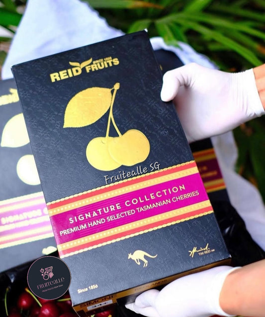 Cherry - Tasmania Red Cherries | REID Fruits【Signature Collection】34mm Jumbo Size **2kg GiftBox Available [Limited stock promo]