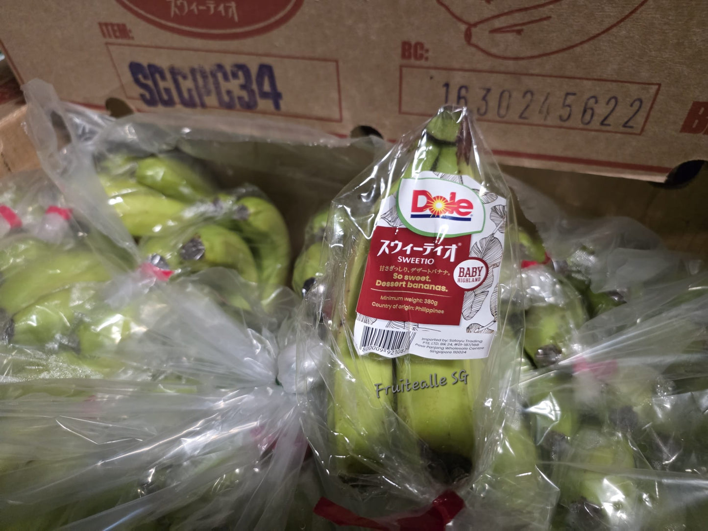 Banana - Dole Super Sweet Highland Sweetio Baby Banana 380gm