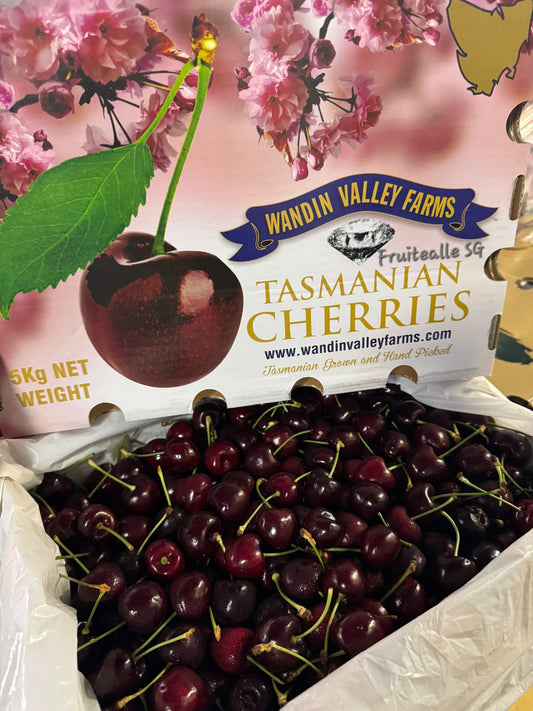 Cherry - Tasmania Premium Red Cherries | Wandin Valley | Medium Large 30/32mm