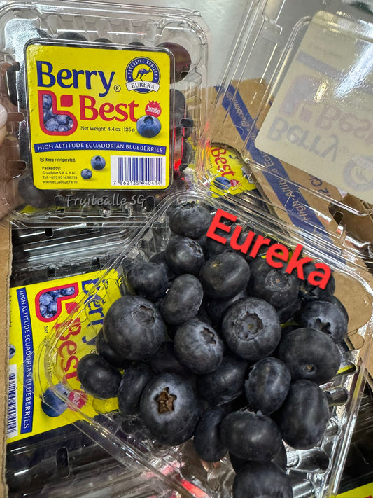 Blueberry  - Jumbo Sweet Blueberry 125gm [BerryBest] | Eureka Variety