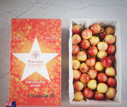 Cherry - New Zealand | Rainier White Cherries | Regular Size 28/30mm [GiftBox]