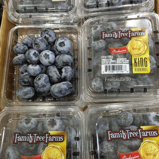 Blueberry  - Sweet Blueberry 125gm [FamilyTree Farm] | Peru Blueberries
