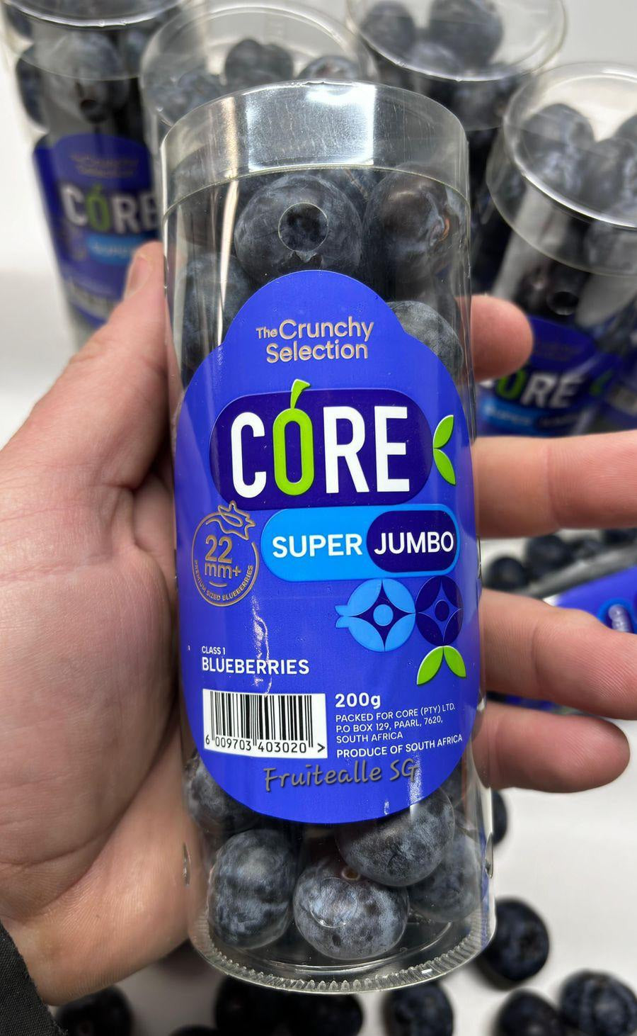 Blueberry - Super Jumbo [22mm+] Blueberries 200gm | CORE Farm South Africa