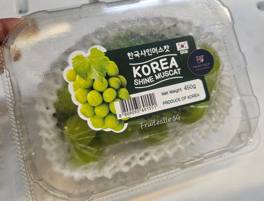 Grapes -［Korea］Shine Muscat Seedless 샤인 머스캣 450gm