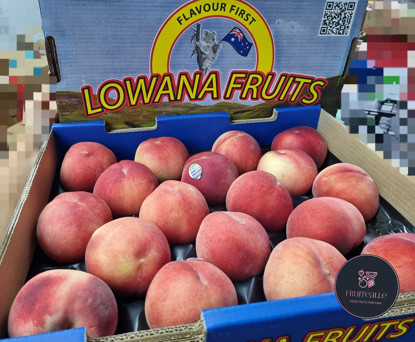 Stone Fruit - Australia White Peaches | Lowana | Medium Large Size