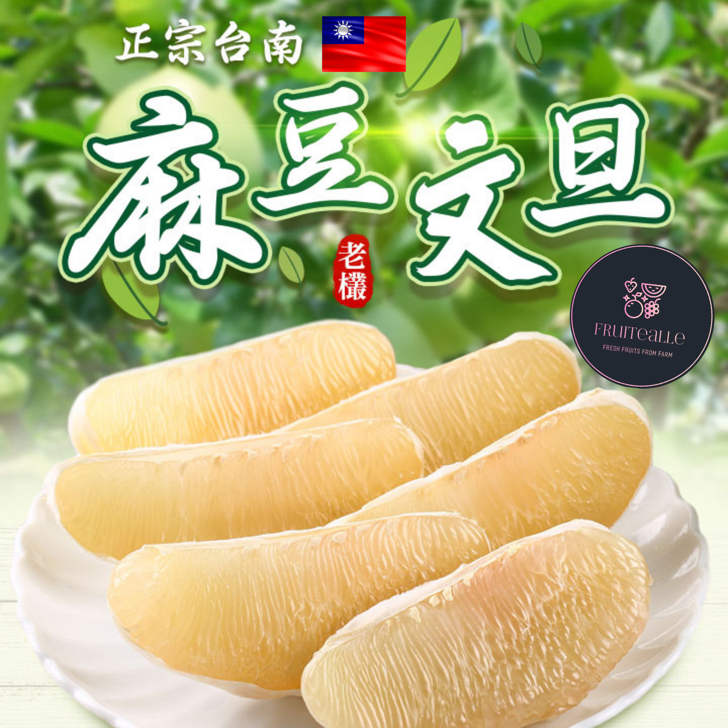 Pomelo - Taiwan MaiDou Wendan Pomelo 台灣麻豆文旦柚