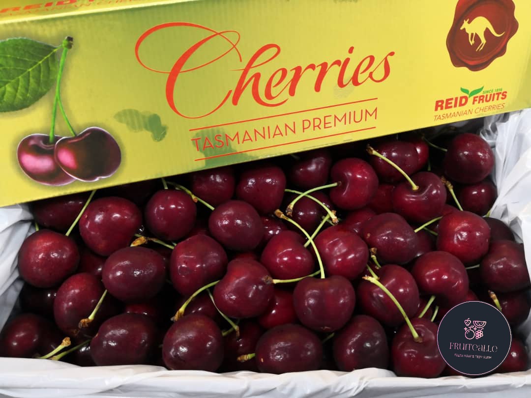 Cherry - Tasmania, Aust Red Cherries | REID Fruits Farm | 32mm Medium Large