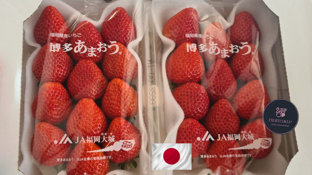 Japan Strawberry - Red Strawberries | Amaou 福岡 | あまおう