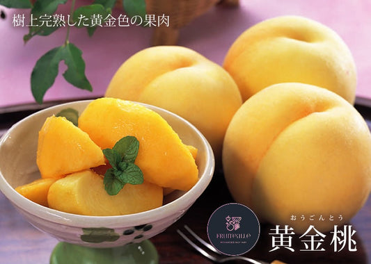 Japan Peach - Yamanashi Golden Peach【甲斐黄桃】Single Piece/ Pair